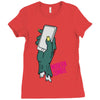 modern zombie Ladies Fitted T-Shirt