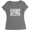 i've seen more spine in jellyfish Women's Triblend Scoop T-shirt