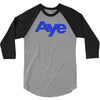vote aye for scotland scottish yes independence 3/4 Sleeve Shirt