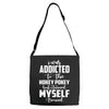 i was addicted to the hokey pokey Adjustable Strap Totes