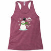 windy snowman Racerback Tank
