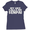 my uke calls me senpai Ladies Fitted T-Shirt