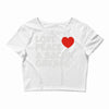love peace and bacon grease Crop Top