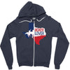 texan boxer lover Zipper Hoodie