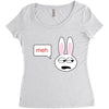 meh bunny Women's Triblend Scoop T-shirt