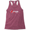 autism awareness shirt autism dad Racerback Tank