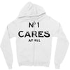 no1 cares Zipper Hoodie