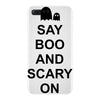say boo and scary on 2 iPhone 7 Plus Case