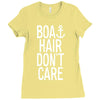 boat hair don't care (2) Ladies Fitted T-Shirt