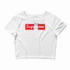 supreme cat Crop Top