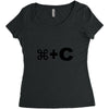 c Women's Triblend Scoop T-shirt