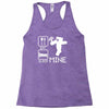 eat sleep mine funny Racerback Tank