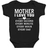 I Love You Mother Baby Bodysuit