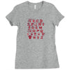 pop alphabet Ladies Fitted T-Shirt