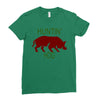 hantin hog Ladies Fitted T-Shirt