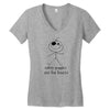 safety goggles Women's V-Neck T-Shirt