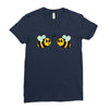 boo bees Ladies Fitted T-Shirt