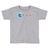funny 80s pacman cookie monster retro gaming Toddler T-shirt