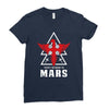 Thirty Seconds To Mars With Eagle Ladies Fitted T-Shirt