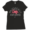 majestically awkward Ladies Fitted T-Shirt