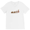 retro evolution V-Neck Tee
