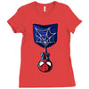 spider man pocket Ladies Fitted T-Shirt