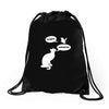 pussy! chicken! Drawstring Bags