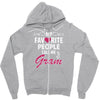 My Favorite People Call Me Gram Zipper Hoodie