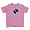 Baby Boy with Heart Any Name Customized Youth Tee