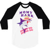 Mommy Shark -Shark Do Do Do 3/4 Sleeve Shirt