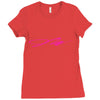 jake paul signature pink Ladies Fitted T-Shirt