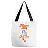 Sleeps With Shih Tzu Tote Bags