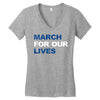 March For Our Lives Women's V-Neck T-Shirt