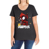 deadpool Ladies Curvy T-Shirt