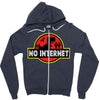 No Internet Zipper Hoodie