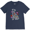 colorful boxer V-Neck Tee