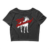 don't stop believing unicorn Crop Top