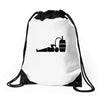drink beer Drawstring Bags