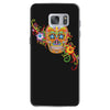 women's sugar skull purple Samsung Galaxy S7 Case
