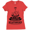 I Am Music Actually In A Very Commited Relationship Ladies Fitted T-Shirt