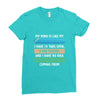 My Mind is Like My internet Browser i Have 19 Tabs Open 3 Are Frozen A Ladies Fitted T-Shirt