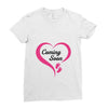 Coming Soon Baby Girl Ladies Fitted T-Shirt