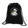 cracking open a cold one with the comrades Drawstring Bags