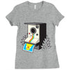 bird booth Ladies Fitted T-Shirt