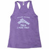 learn polish peace Racerback Tank