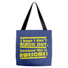 i hope i dont black out because this is awesome Tote Bags