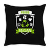 vegan pride! Throw Pillow