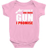 just one more gun i promise Baby Bodysuit