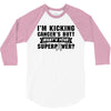 I Am Kicking Cancers Butt Whats Your Superpower? 3/4 Sleeve Shirt