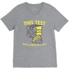 this test was a piece of cake V-Neck Tee
